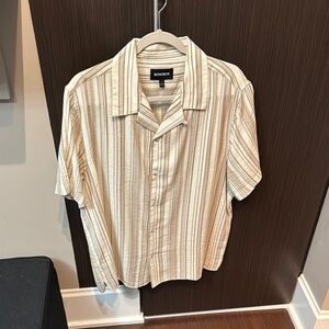 Bonobos Striped Button Up Camp Collar Shirt